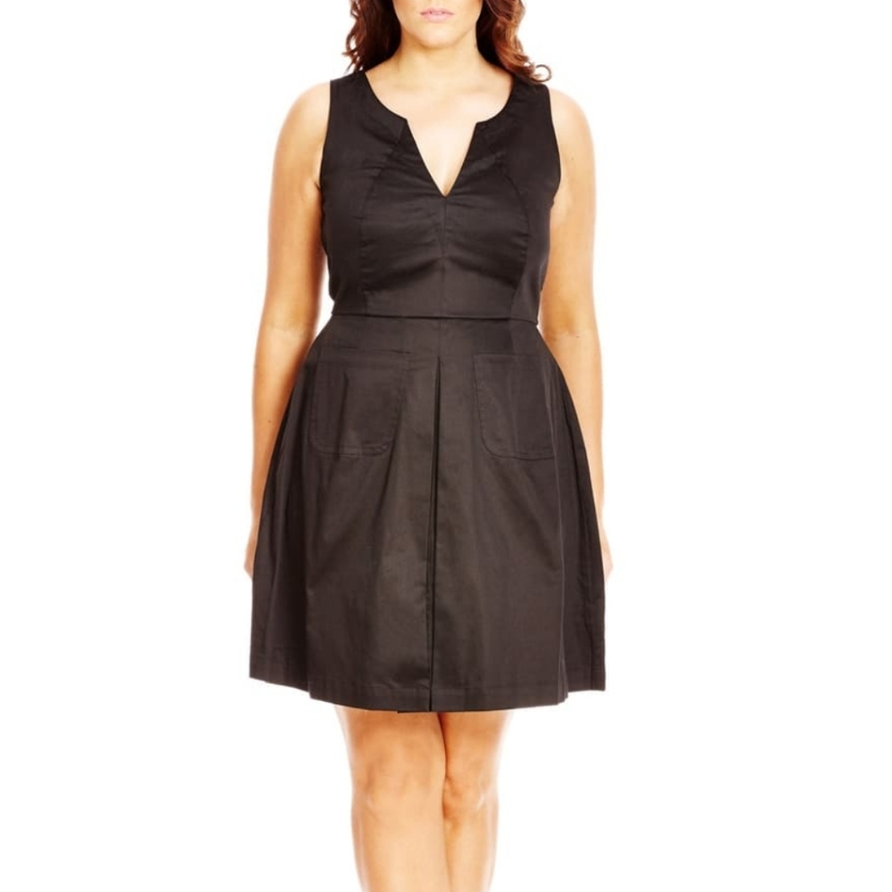 City Chic Mod Madness Dress Size 16